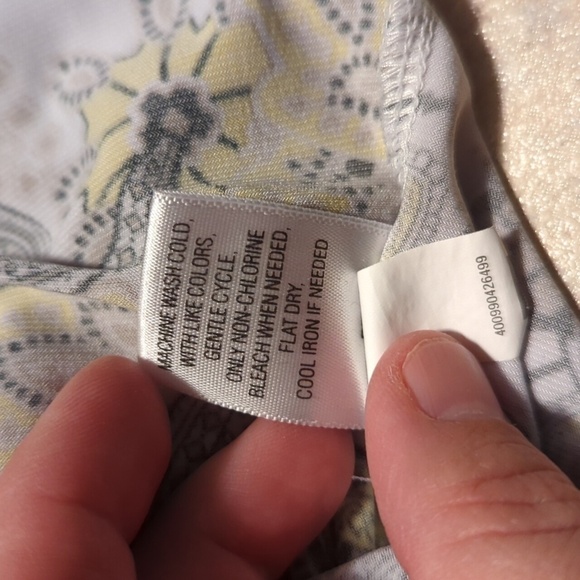 Dana Buchman Large Tank Paisley Summer Work - Picture 9 of 9